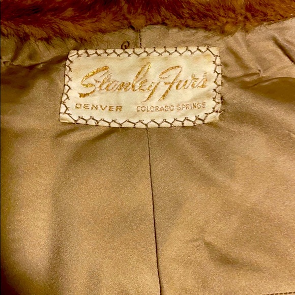 Sheared mink fur vintage cape - Picture 5 of 8